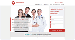 Desktop Screenshot of medviewservices.com