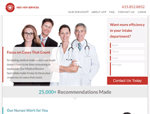 Tablet Screenshot of medviewservices.com